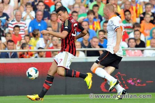  Valencia CF VS AC Milan 1-2, guinness International Champions Cup
