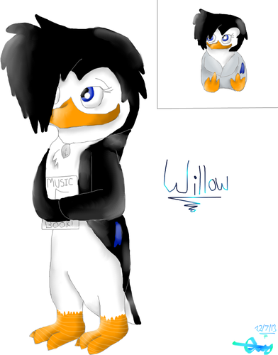  Willow's new look. :D