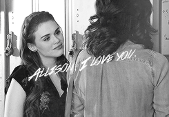 "Allison, I love you."