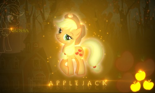  appeldrank, applejack (fan art)