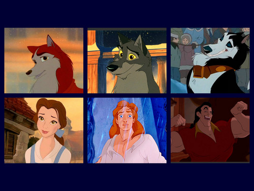  Balto/Beauty and Beast collage