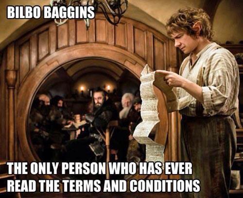  Bilbo Baggins 哈哈 )))))))))))