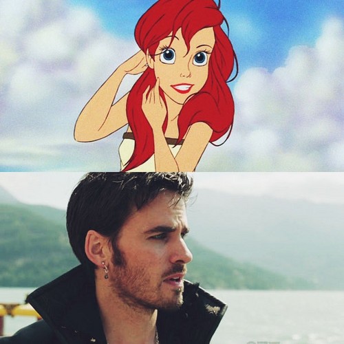  Captin Hook and Ariel