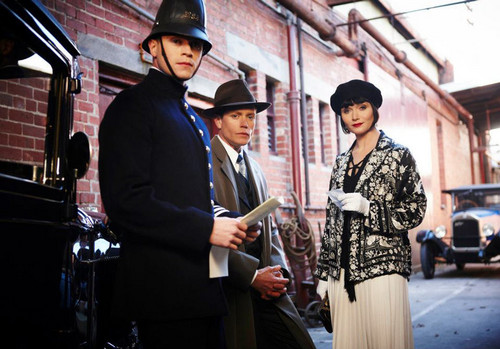  Constable Collins, Detective Inspector Robinson and Miss Fisher