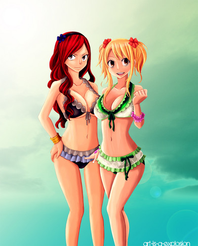  Fairy Tail Girls!<3