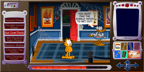  Garfield's Scary Scavenger Hunt II: rosquinhas of Doom