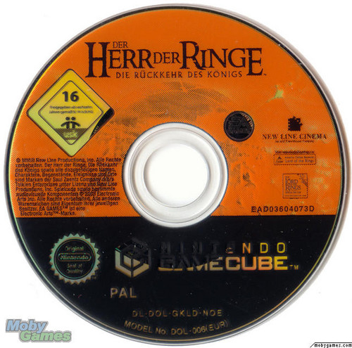  LOTR: Return of the King - Gamecube disc