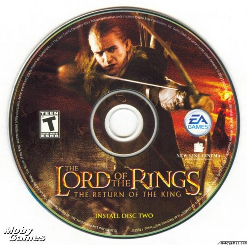  LOTR: Return of the King - PC game disc