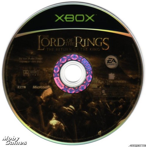  LOTR: Return of the King - Xbox game disc