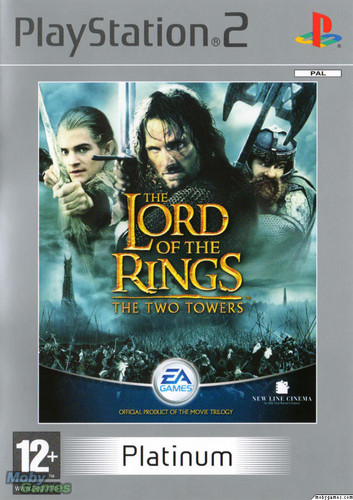  LOTR: The Two Towers - PS2 game cover (Front)