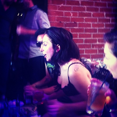 Lady Gaga at a bar in Los Angeles (Aug. 11)