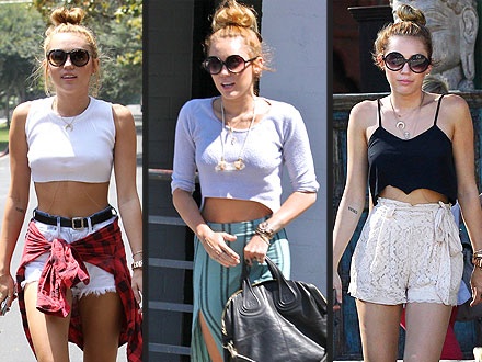  Miley's hot outfits