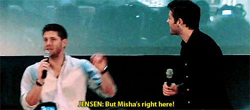  Misha Collins & Jensen Ackles