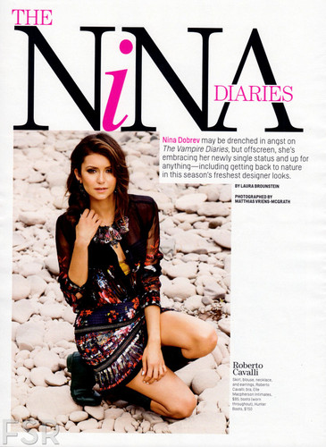Nina for Cosmopolitan - September Issue