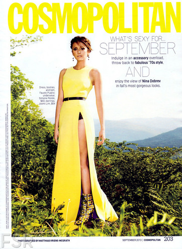  Nina for Cosmopolitan - September Issue