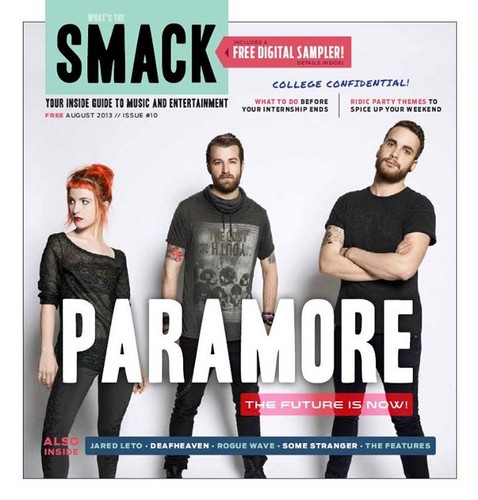  Paramore on the August cover of хлопать, привкус Guide