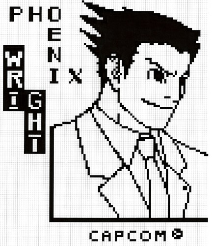  Phoenix Wright in pixel001