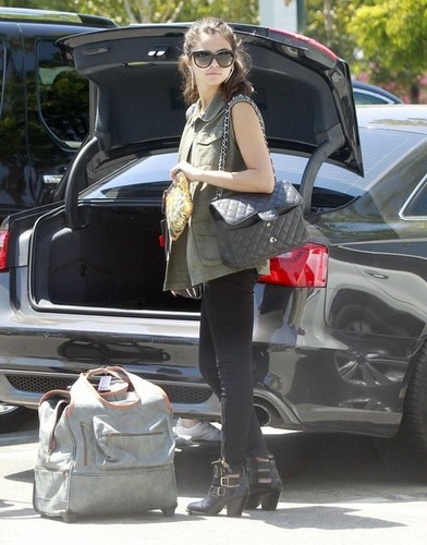  Selena out in Canoga Park