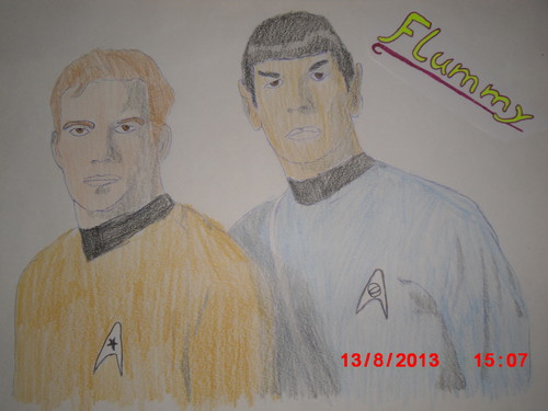  तारा, स्टार Trek drawing