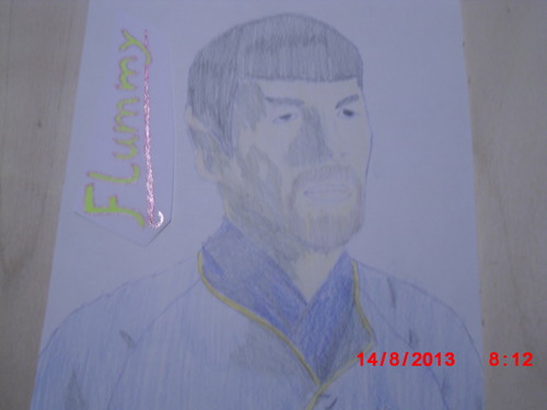  étoile, star Trek drawing