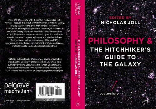  The cover of my book on Hitchhiker's