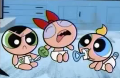  the power puff girls as babys