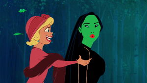  "Elphie, now that we're friends, I've decided to make anda my new project!"