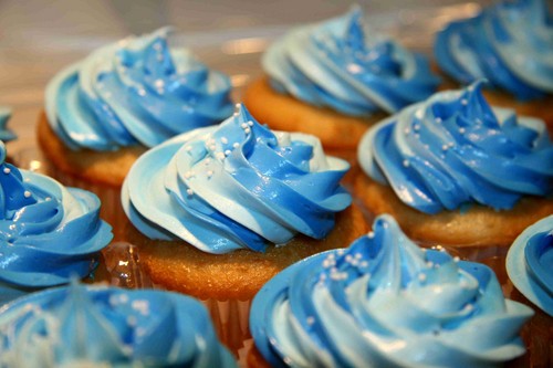  Blue cupcake