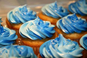  Blue カップケーキ ♥
