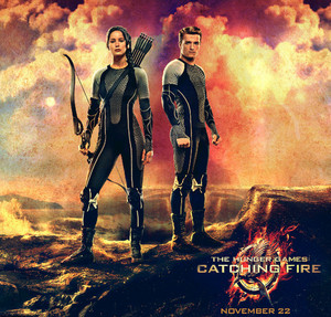  Katniss & Peeta-Catching آگ کے, آگ
