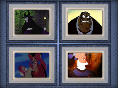  Maleficent, Sykes, Jafar and Frollo