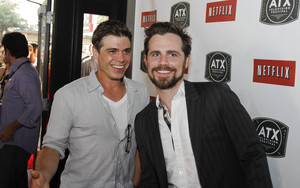Matthew with Rider Strong