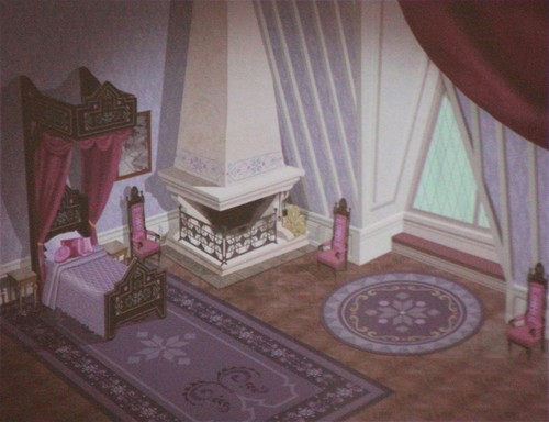  Official アナと雪の女王 Concept Art - Elsa's Bedroom