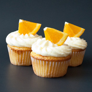  jeruk, orange cupcake ♥