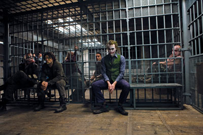 Rare picha of the Joker in a Cage!