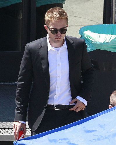  Robert on set of Maps to the Stars in L.A.