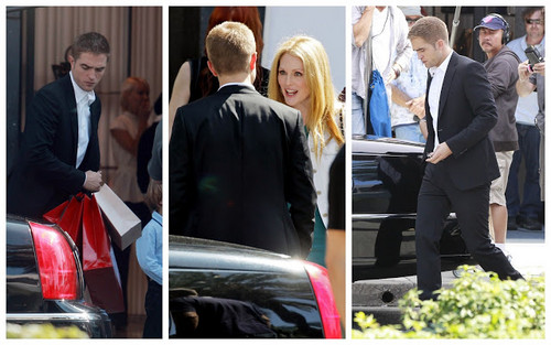  Robert on the set of Maps to the Stars on Aug.18,2013