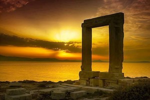  Sunset in Portara, Naxos