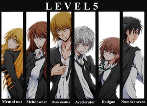 The level 5 espers in Academy City