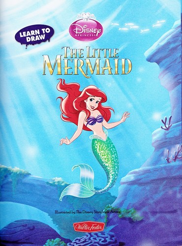  Walt Disney buku - The Little Mermaid: Learn To Draw (Disney Princess)