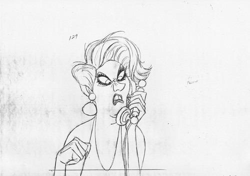  Walt disney Sketches - Madame Medusa