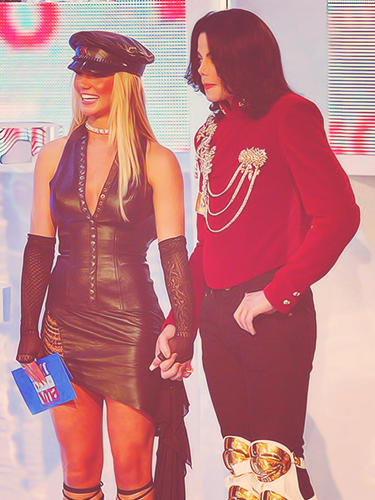  michael and britney holding hand