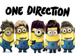  one direction....minion style!:D