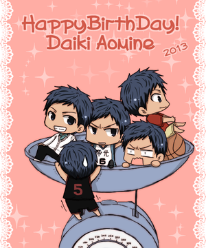  ♪ღ♪•«Happy Birthday Aomine♪ღ♪(31.08.13)