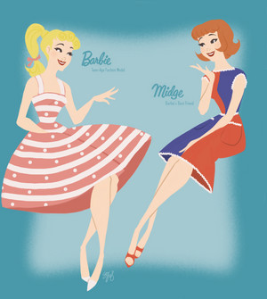 Barbie and Midge