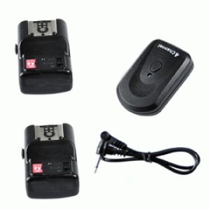  Wireless Trigger for Speedlite with 1 Trigger & 2 Receivers