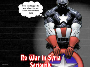  topi, cap against Syrian War