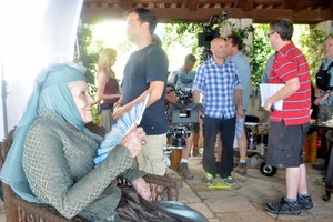  Dame Diana Rigg - Game of Thrones bts تصویر