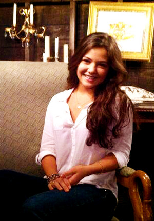  Danielle Campbell on the set #TO