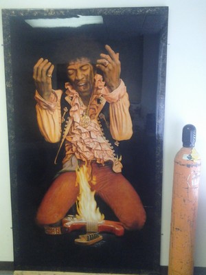  Jimmy Hendrix and the King Elvis presly
